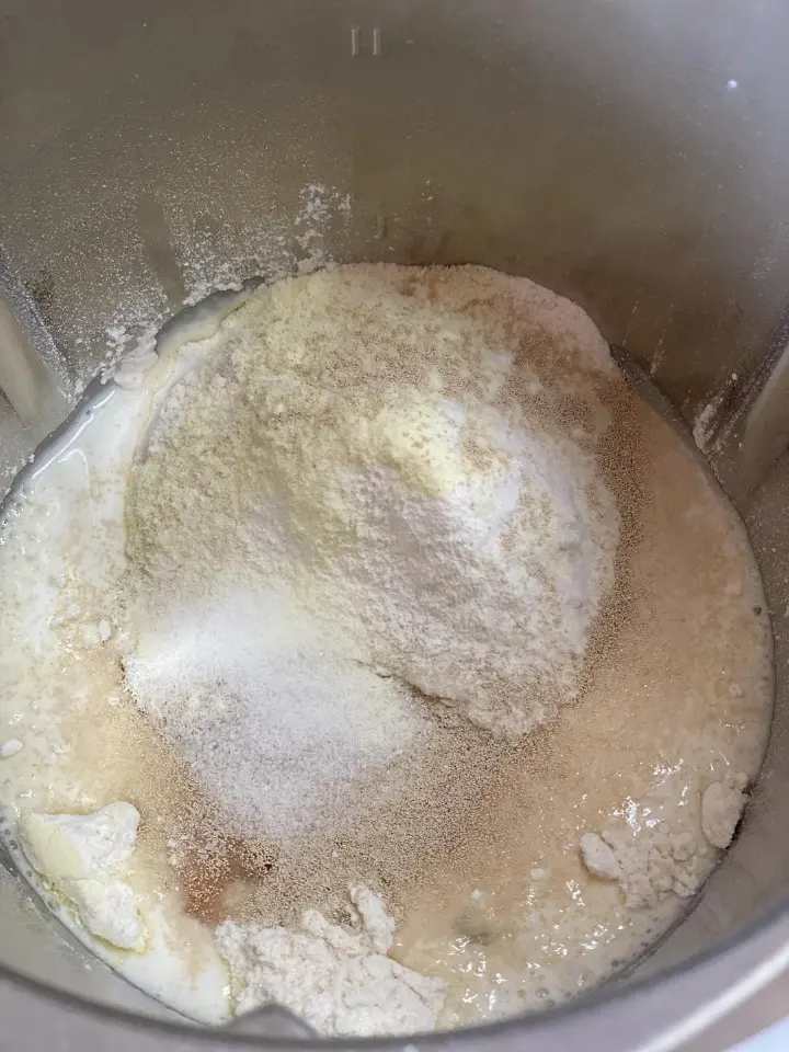 大理石纹一次发酵吐司 第 1 步
