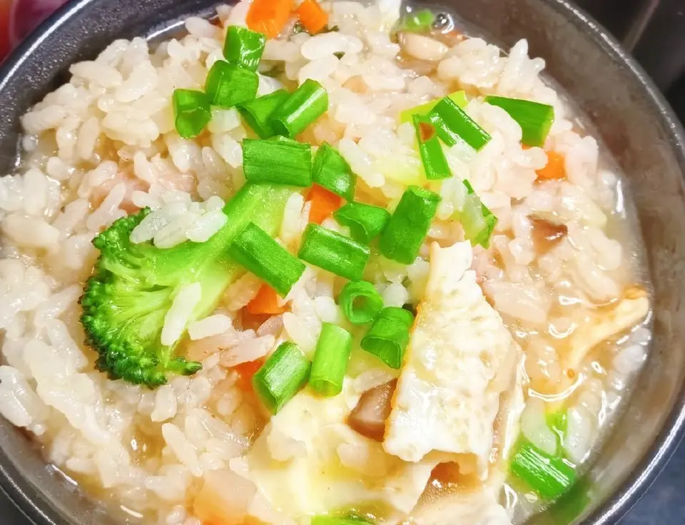 菜泡饭成品图