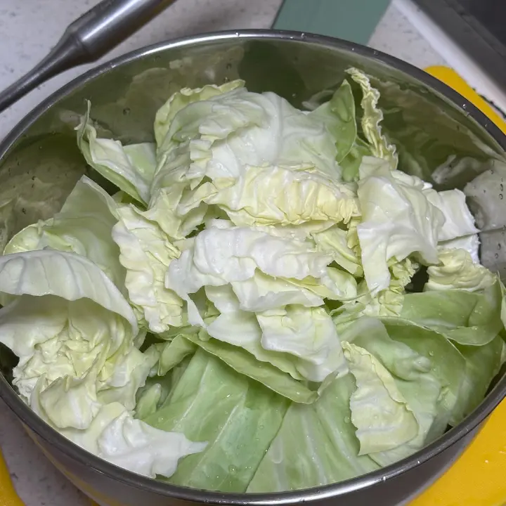 包菜炒肉片 第 3 步
