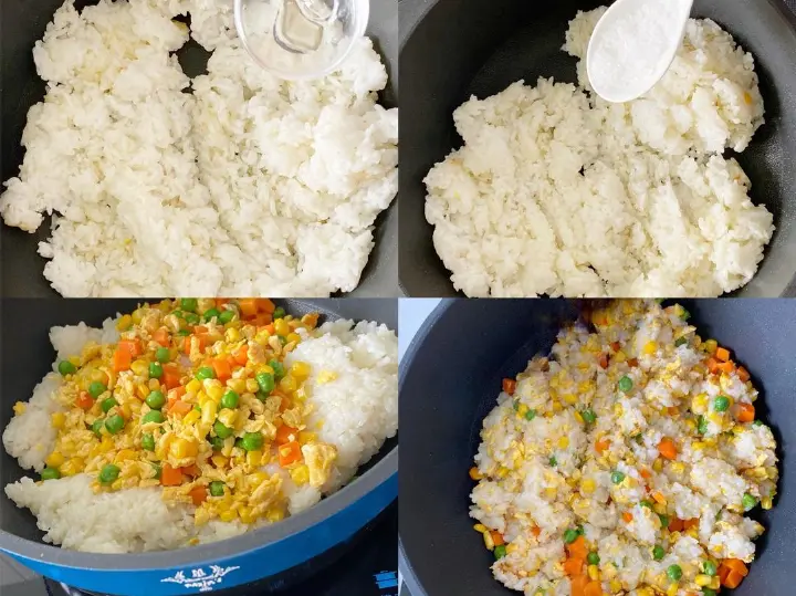 快手蛋炒饭 第 6 步