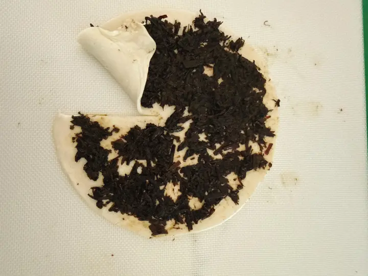 手抓饼版梅干菜饼 第 3 步