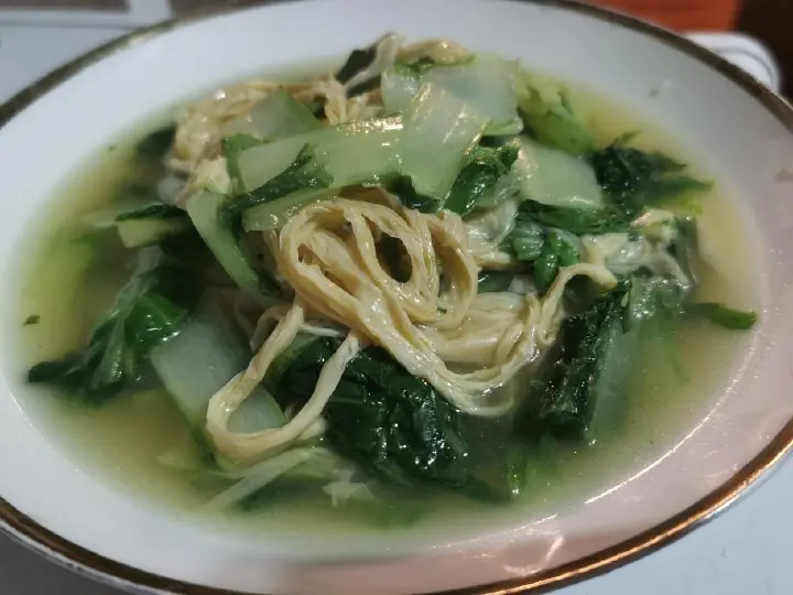 白菜炒豆腐皮 第 4 步