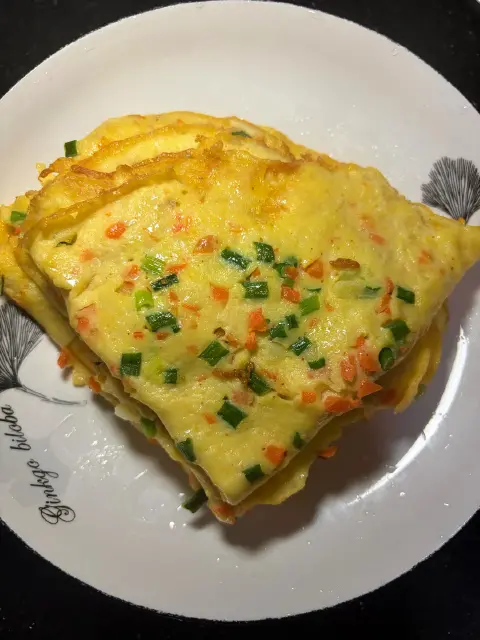 葱花鸡蛋饼