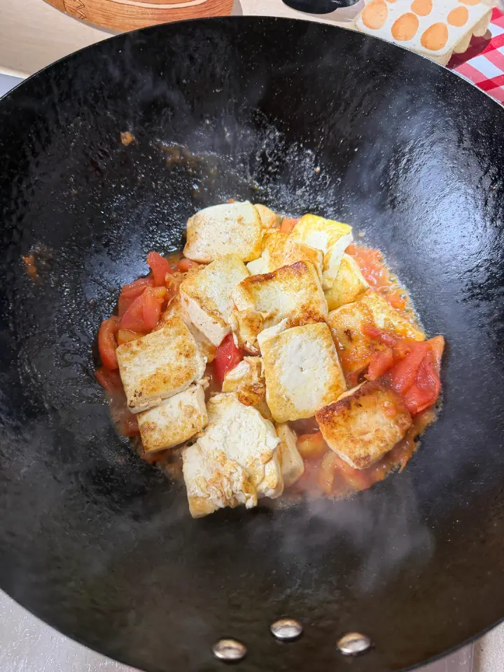 番茄炒豆腐 第 6 步