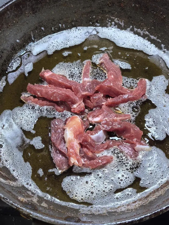 干煸牛肉条 第 7 步