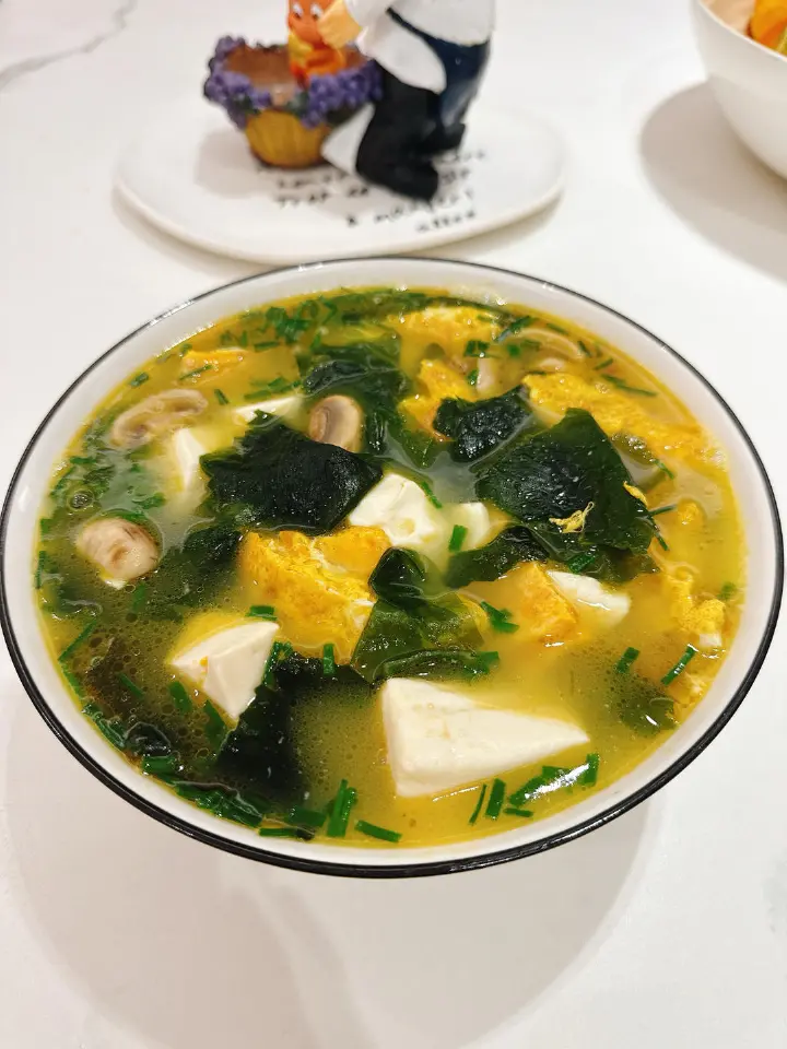 裙带菜豆腐蛋花汤 第 23 步
