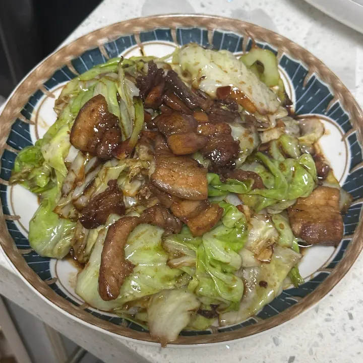 包菜炒肉片 第 18 步