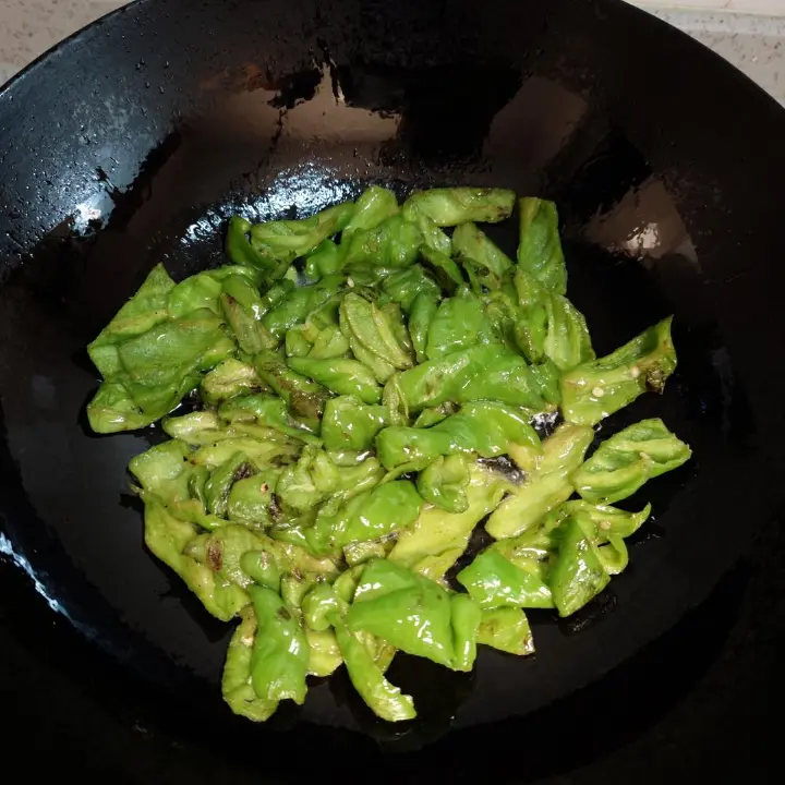 酱炒青椒 第 3 步