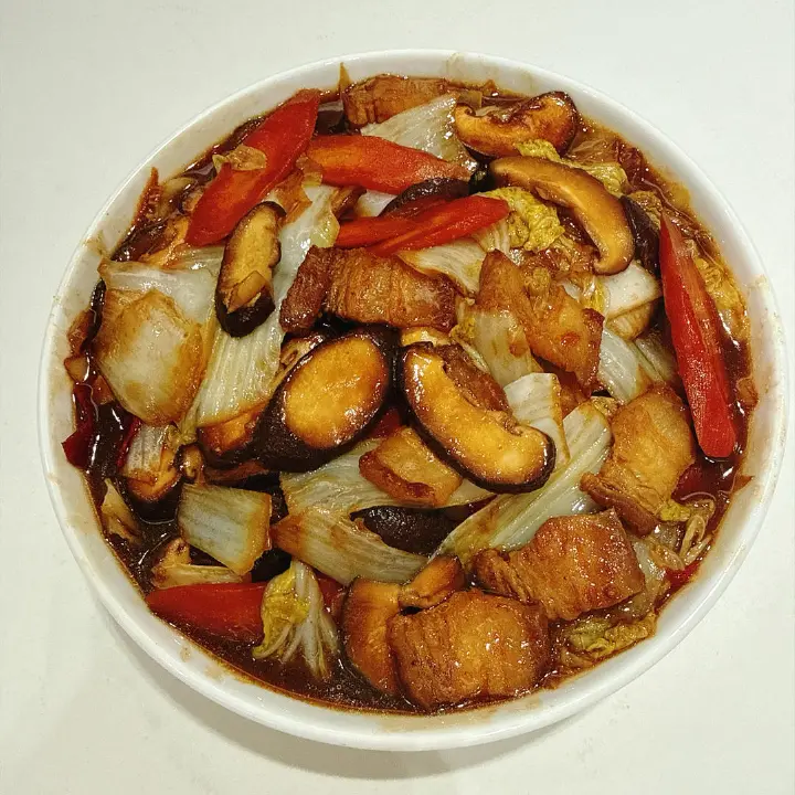 白菜炒香菇 第 32 步