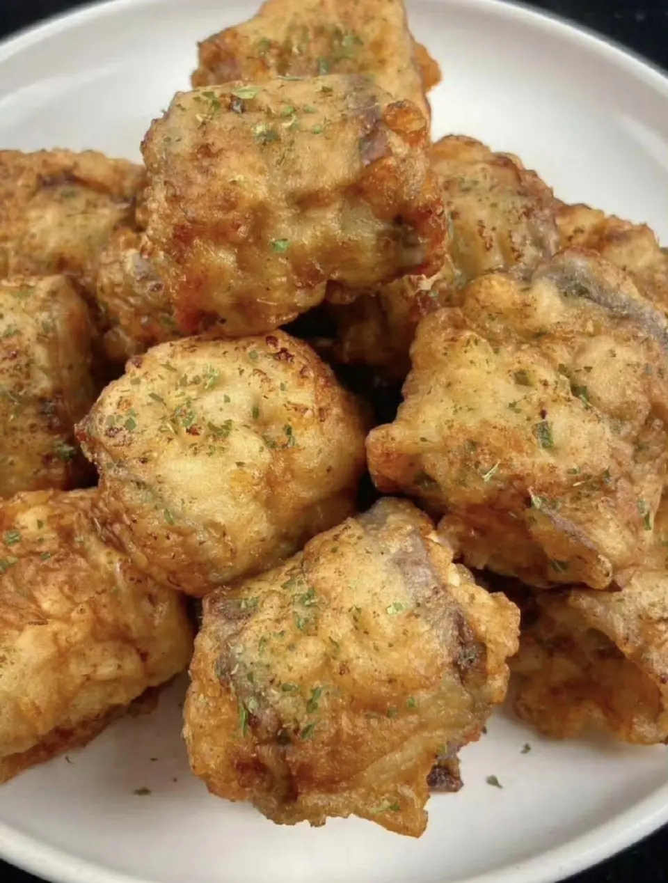 香酥茄盒成品图