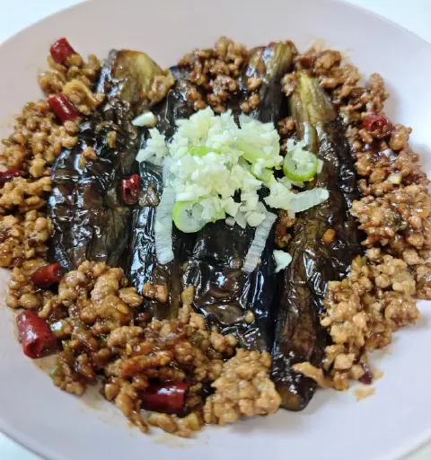 肉末酱烧茄子