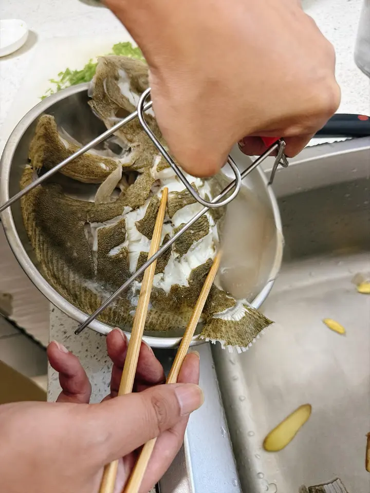 清蒸多宝鱼 第 9 步