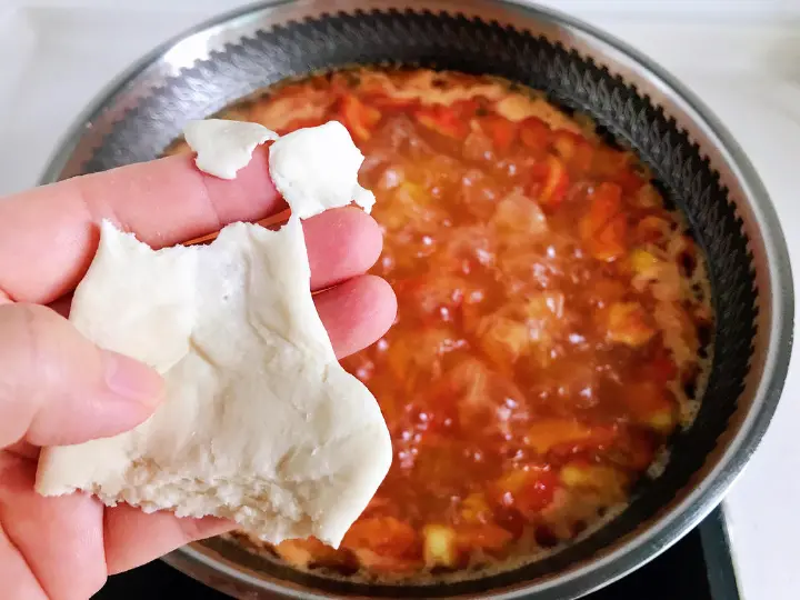 番茄土豆疙瘩汤 第 9 步