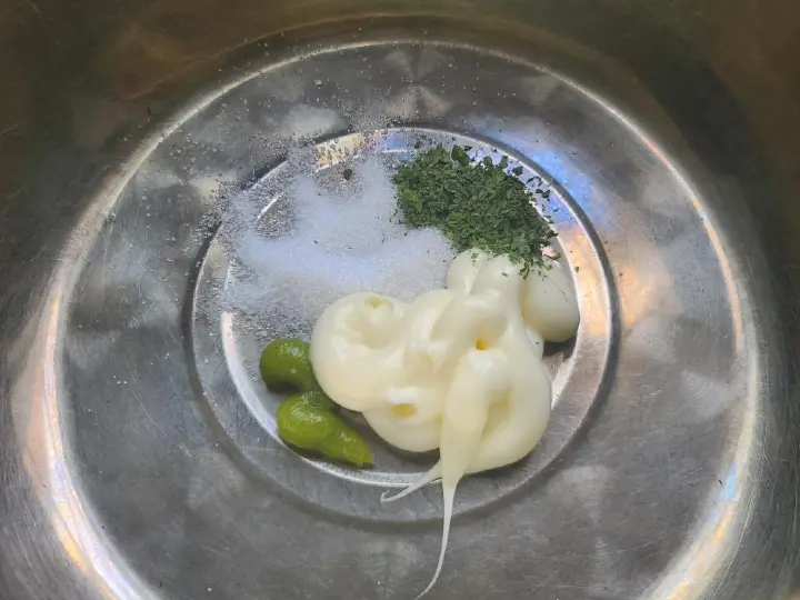 空气炸锅油条塞虾滑 第 6 步