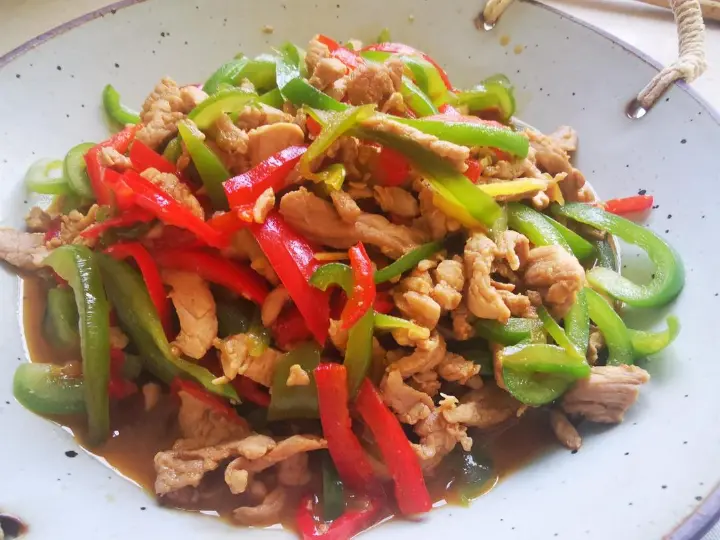 青椒肉丝 第 1 步