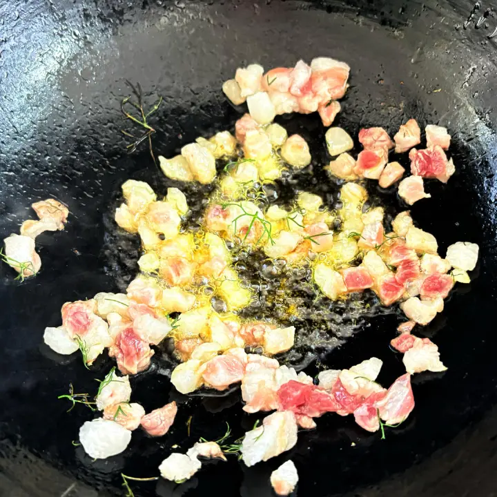 肉丁土豆炒茴香 第 4 步