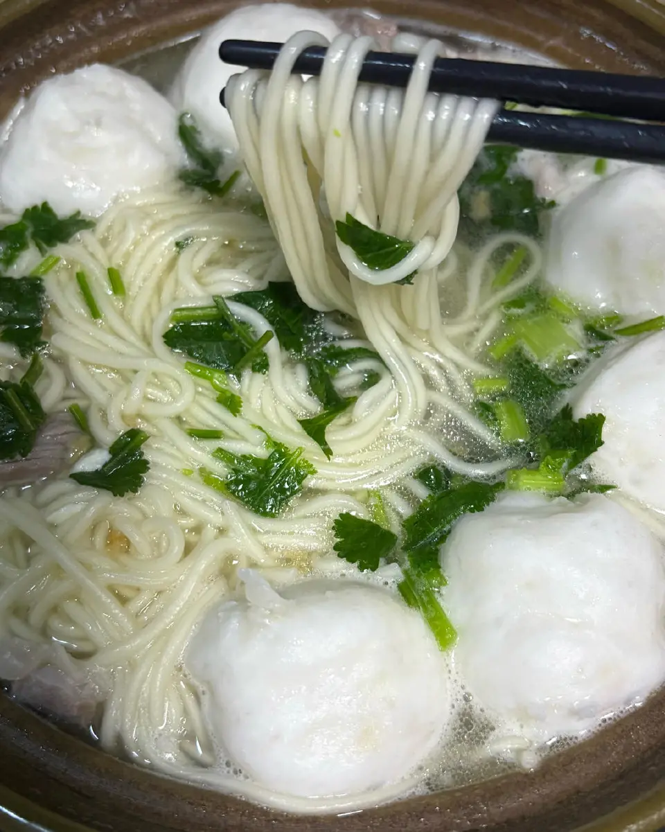 潮汕汤面成品图