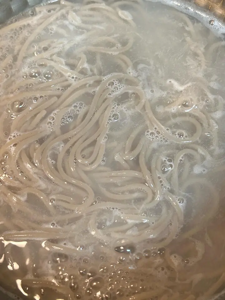 低卡葱油荞麦面 第 1 步
