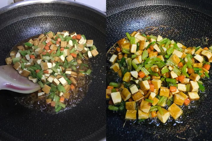山芹炒豆干 第 7 步