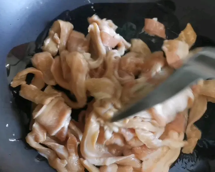 小炒松板肉 第 3 步