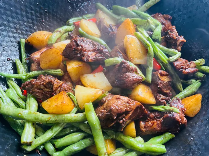 豆角土豆炖排骨 第 9 步