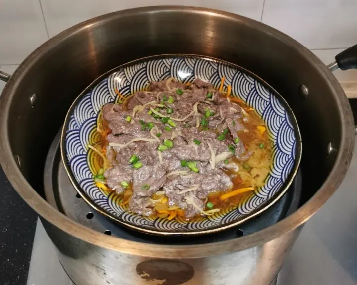 虫草花蒸牛肉 第 9 步