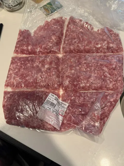 猪肉糜分装备餐法