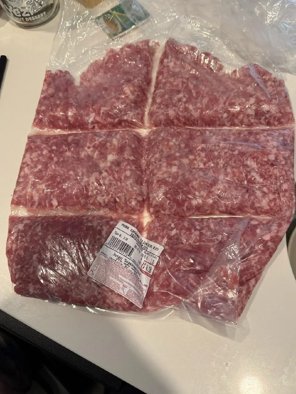 猪肉糜分装备餐法成品图