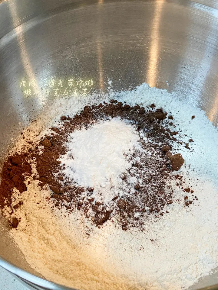 巧克力马芬 第 2 步