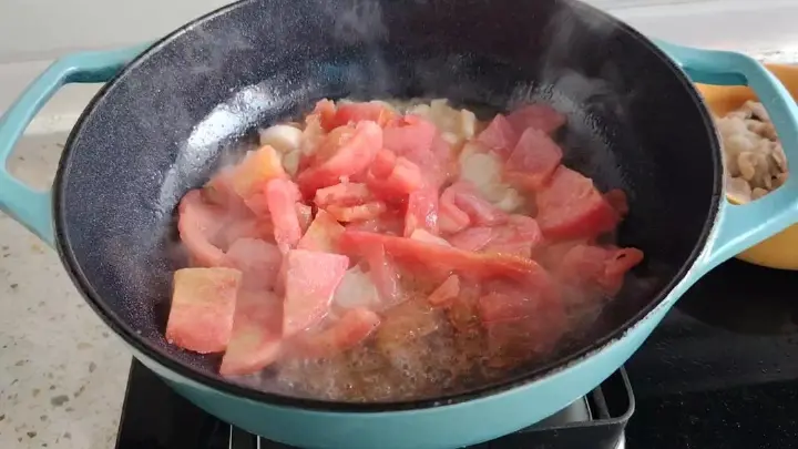 番茄滑肉 第 4 步