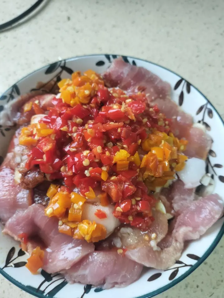 蘑菇蒸肉 第 5 步