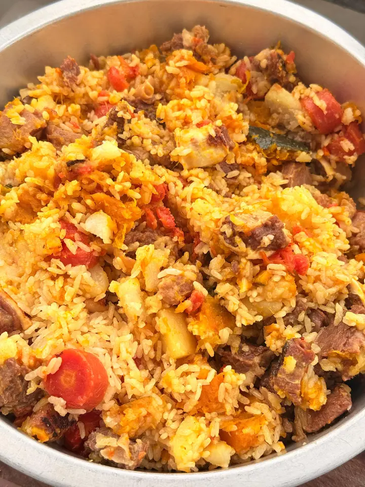牛肉蔬菜烩饭 第 5 步