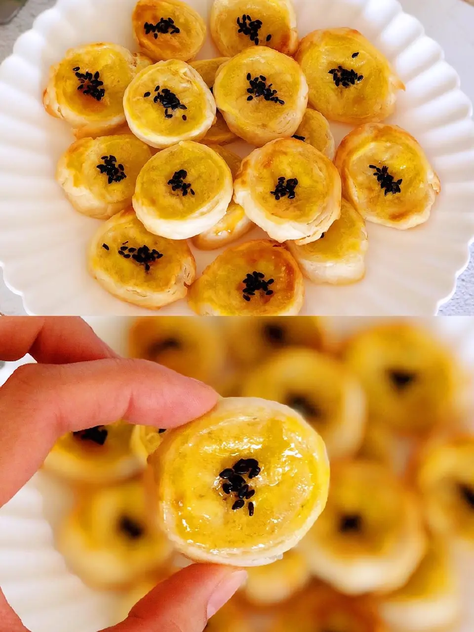 香蕉一口酥成品图