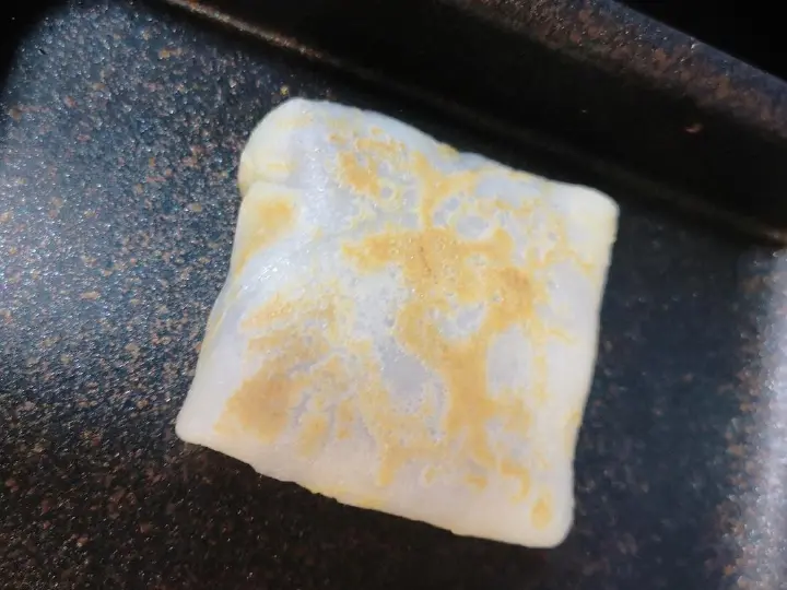 免揉薄皮糯米红豆饼 第 8 步