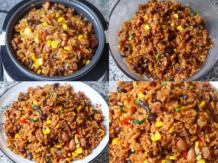 电饭煲腊肠焖饭 第 9 步