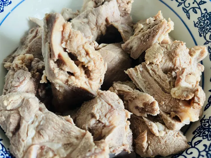 豆角土豆炖排骨 第 2 步