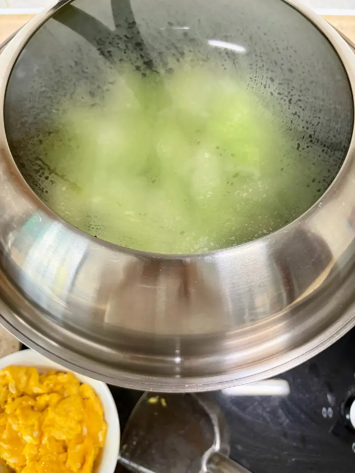 丝瓜炒蛋 第 6 步