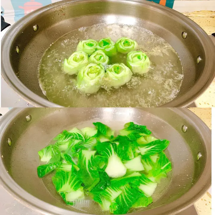 肉末上海青 第 3 步