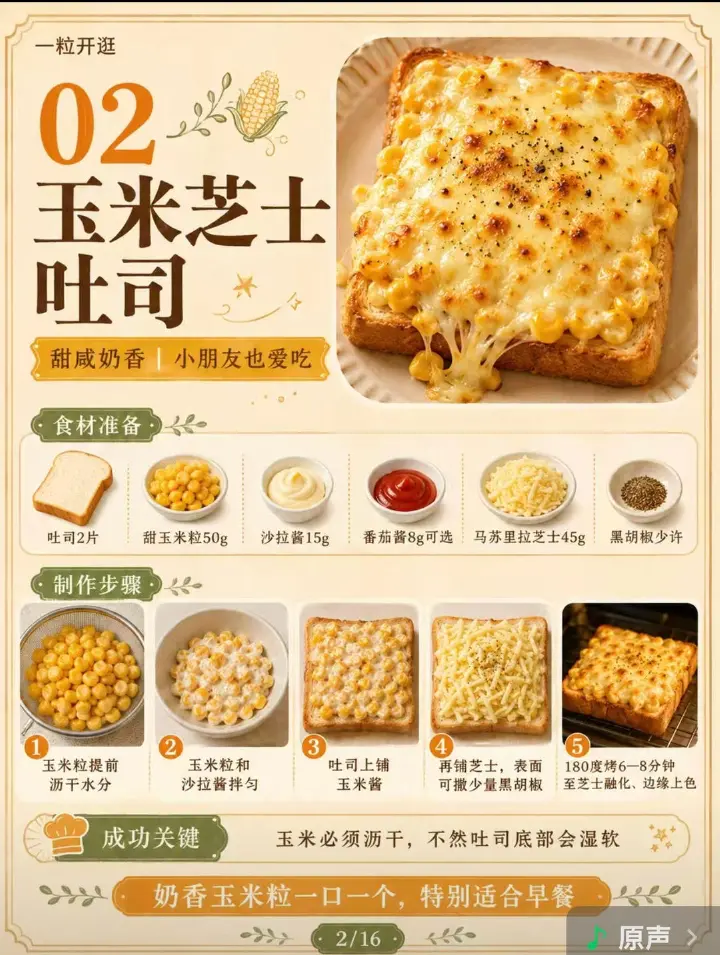 花式吐司合集 第 2 步