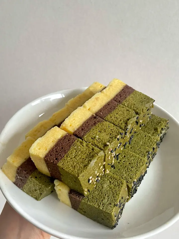 三色糯米蛋糕 第 9 步