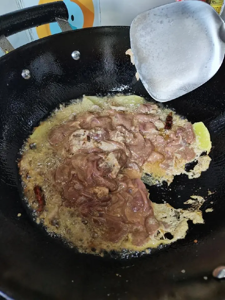 爆炒猪肝 第 5 步