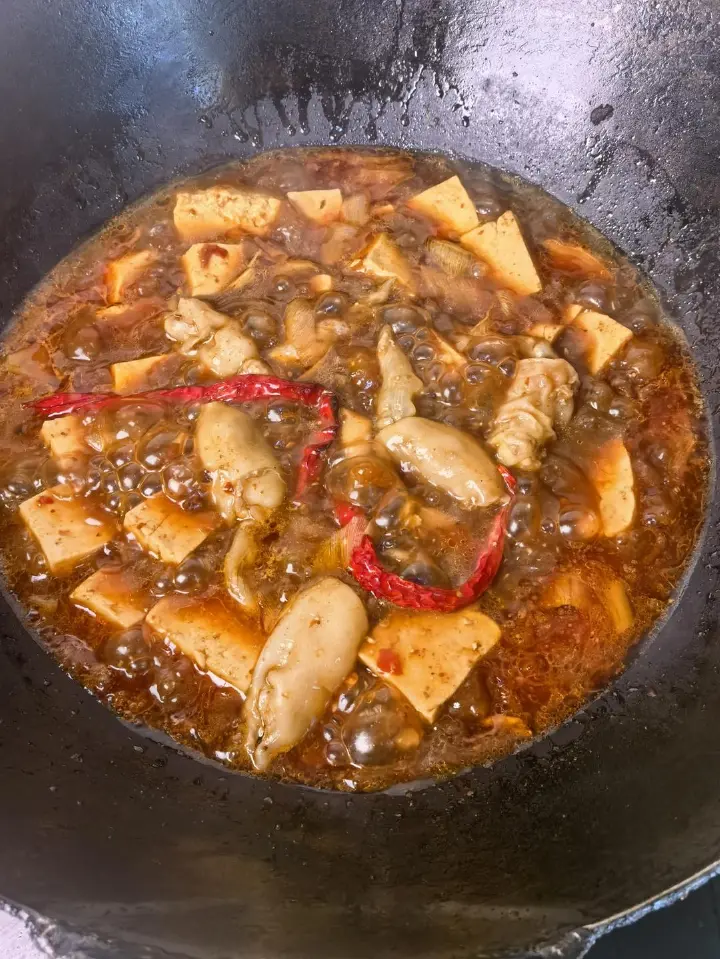 鱼籽鱼泡烧豆腐 第 13 步