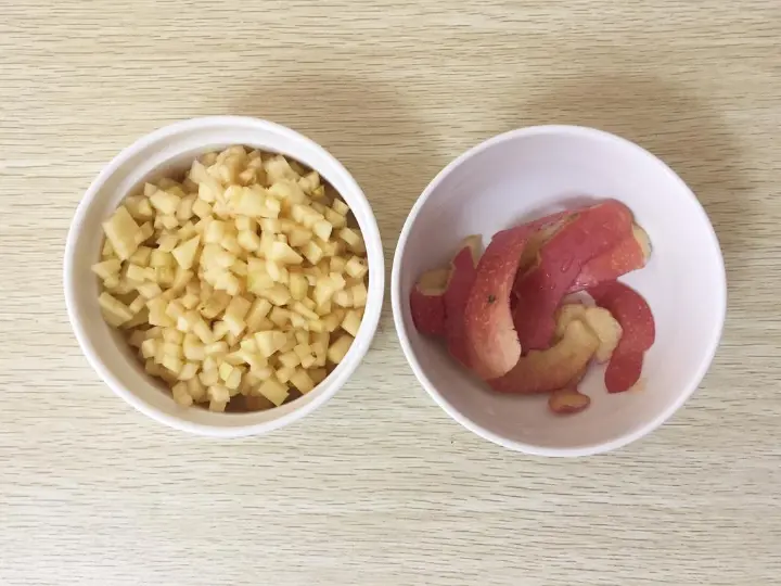 肉桂苹果酒酿燕麦粥 第 1 步