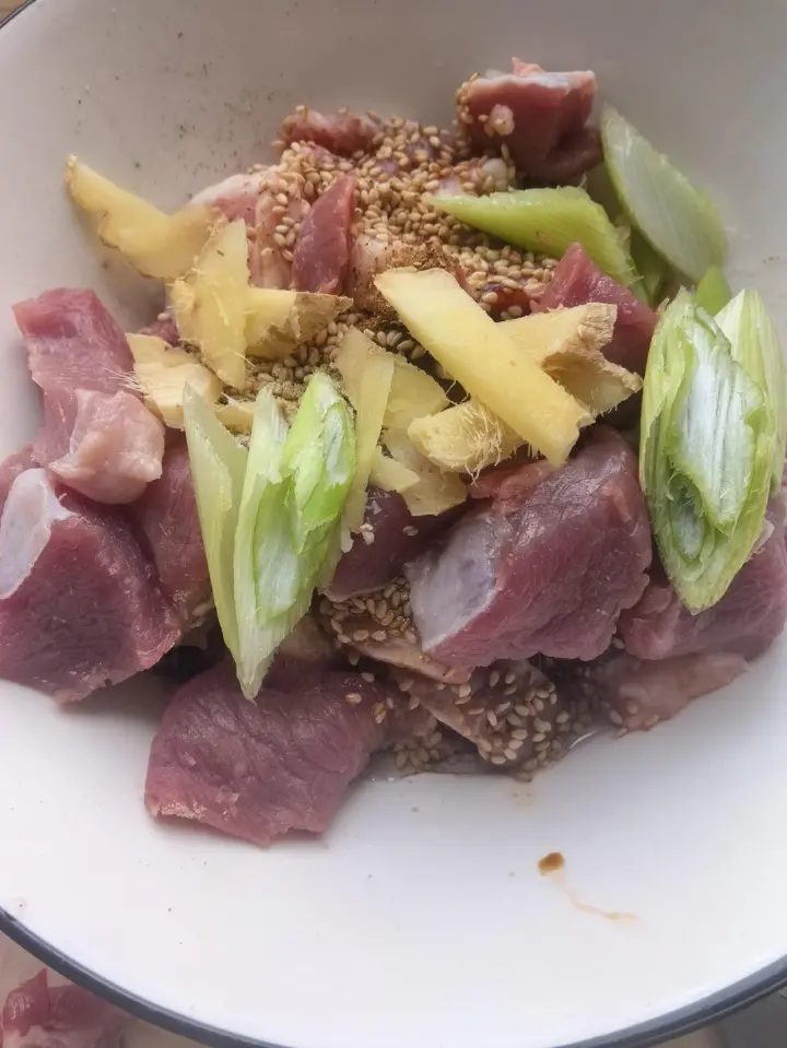 芝麻香烤梅花肉 第 12 步