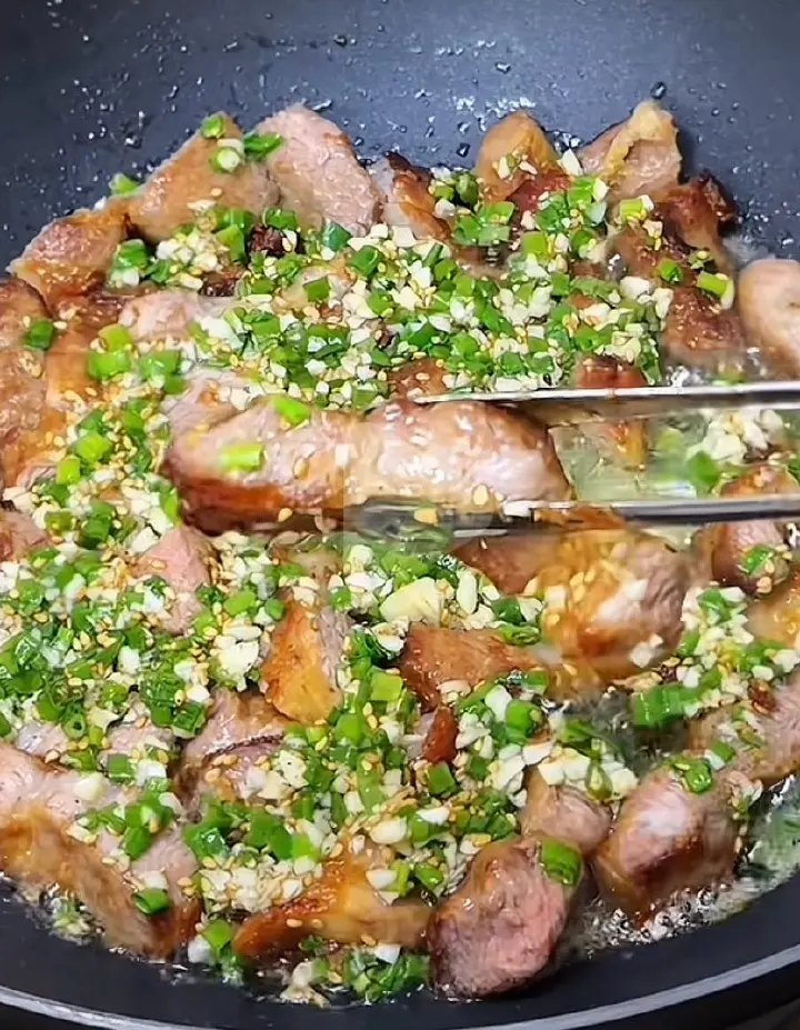 蒜葱煎猪排 第 4 步