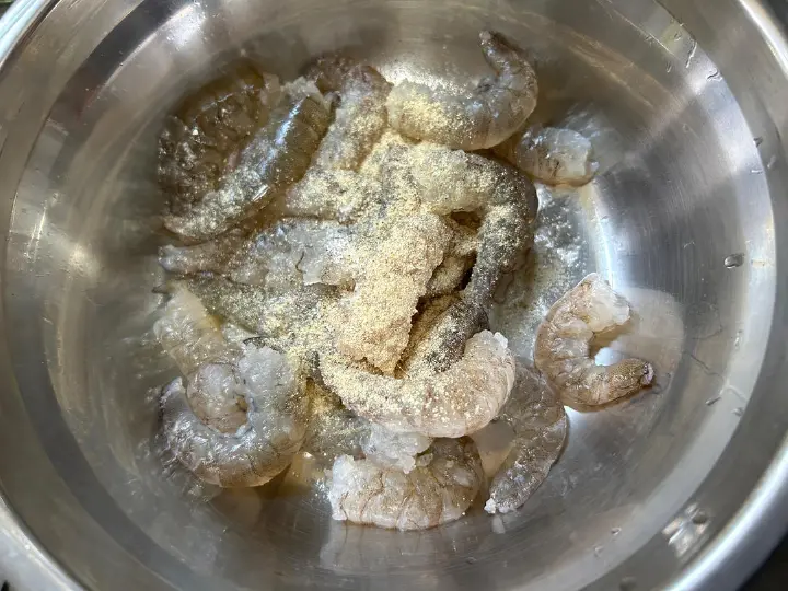芥末虾球 第 2 步