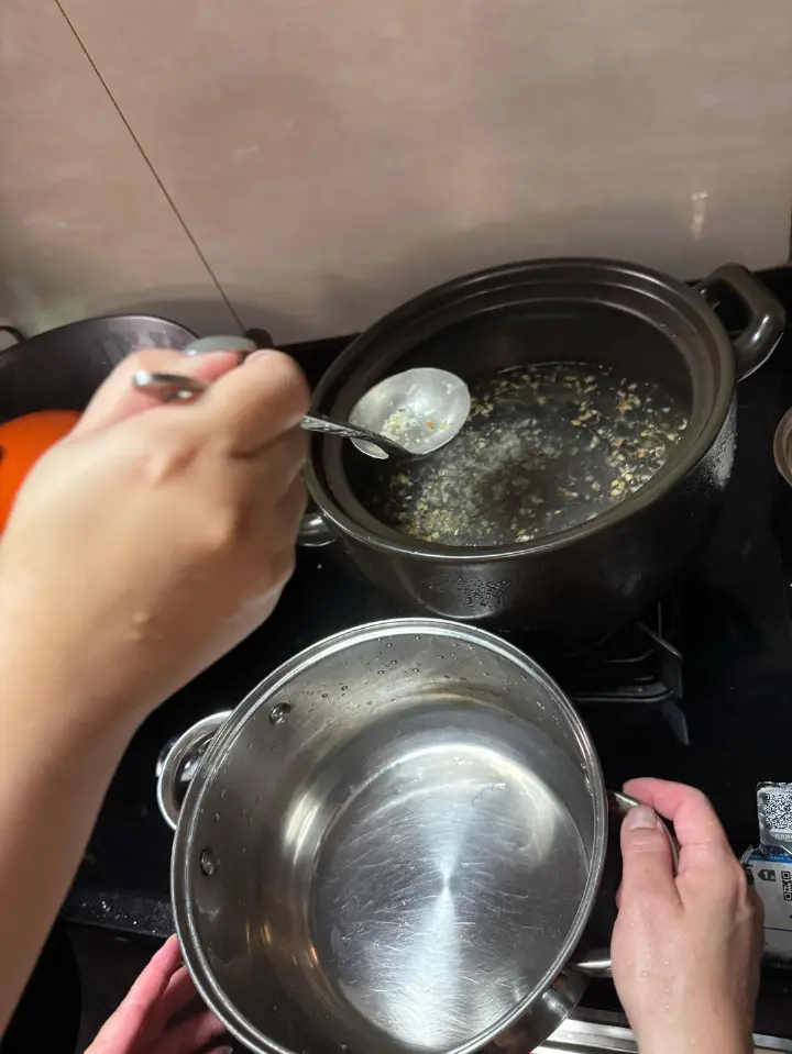 沙姜猪血汤 第 5 步