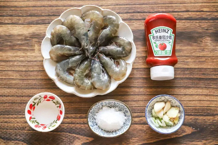 糖醋大虾 第 1 步