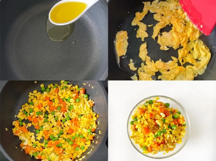 快手蛋炒饭 第 4 步