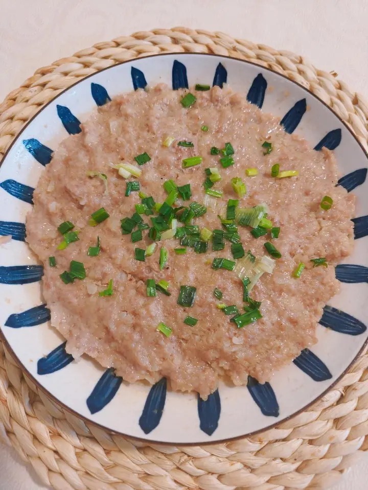 马蹄蒸肉饼 第 10 步